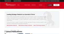 Desktop Screenshot of futuredirections.org.au