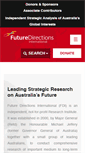 Mobile Screenshot of futuredirections.org.au