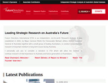 Tablet Screenshot of futuredirections.org.au